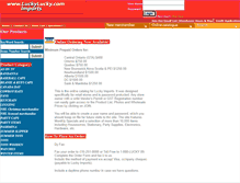 Tablet Screenshot of luckylucky.com
